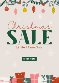 Christmas Gifts Sale Flyer Design