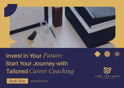 Tailored Career Coaching Postcard Image Preview