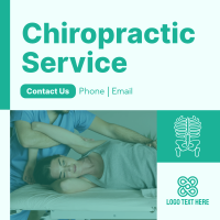 Modern Chiropractic Treatment Linkedin Post Image Preview
