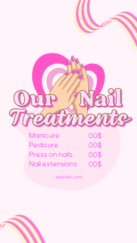 Nail Treatments List Instagram Reel Preview