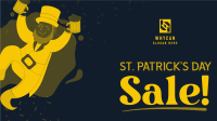 St. Patrick's Greeting Promo Sale Facebook Event Cover Design