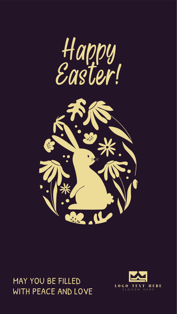 Fun Easter Bunny Instagram Story Design Image Preview