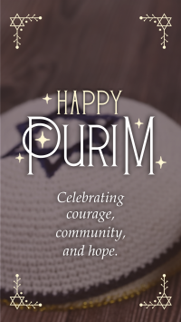 Celebrating Purim TikTok Video Design