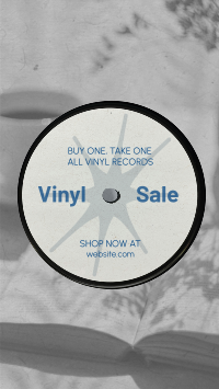 Vinyl Record Sale Facebook Story Design