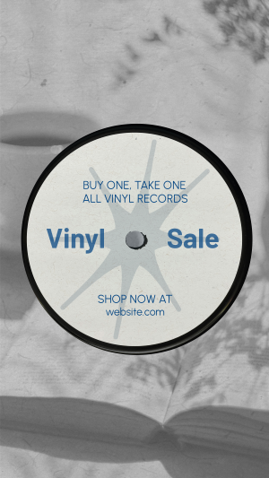 Vinyl Record Sale Facebook story Image Preview