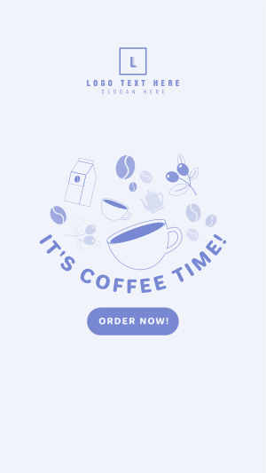 Coffee Time Instagram story Image Preview