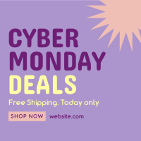 Quirky Cyber Monday Instagram post Image Preview