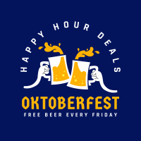 Oktoberfest Happy Hour Deals Instagram post Image Preview