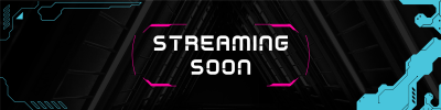 Cyber Streaming Soon Twitch banner Image Preview
