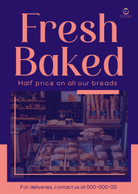 Fresh Baked Bread Poster Image Preview