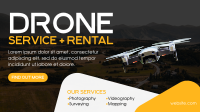 Drone Service Facebook Event Cover Design