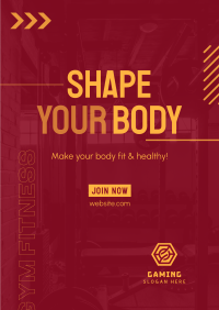 Shape Your Body Poster Design