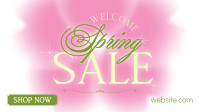 Blossom Spring Sale Facebook Event Cover Design