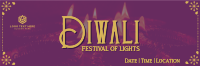 Festive Diwali Event Twitter Header Design