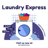 Laundry Express Instagram post Image Preview