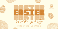 Easter Party Eggs Twitter Post Image Preview