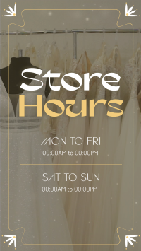 Sophisticated Shop Hours Video Image Preview