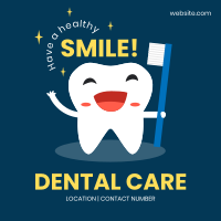 Dental Care Instagram Post Design