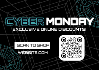 Cyber Monday Postcard Design