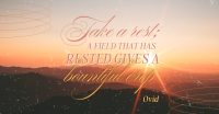 Rest Daily Reminder Quote Facebook Ad Image Preview