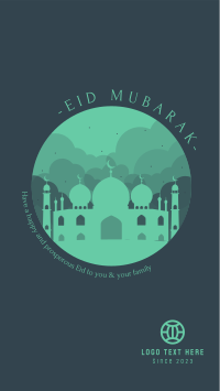 Happy Eid Mubarak Facebook Story Design