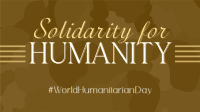 Simple Humanitarian Day Facebook event cover Image Preview