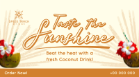 Sunshine Coconut Drink Video Image Preview