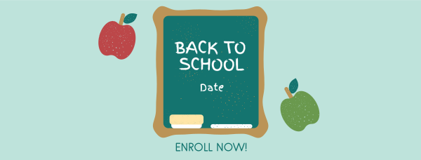 Back to School Announcement Facebook Cover Design Image Preview