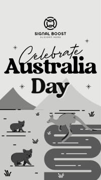 Australia Day Landscape YouTube Short Image Preview