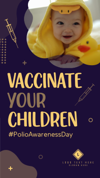 Vaccinate Your Children Instagram Story Design