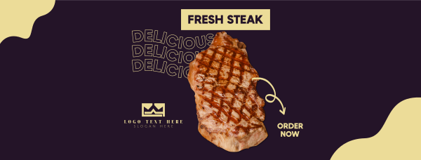 Fresh Steak Facebook Cover Design Image Preview