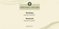 New Opening Hours Twitter post Image Preview