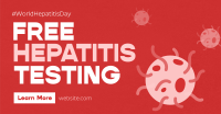 Textured Hepatitis Testing Facebook ad Image Preview