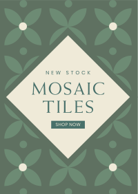 Mosaic Tiles Poster Design