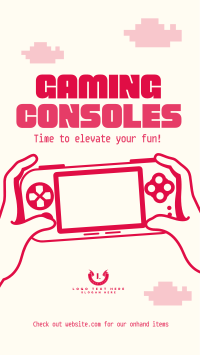 Gaming Consoles Sale Video Image Preview