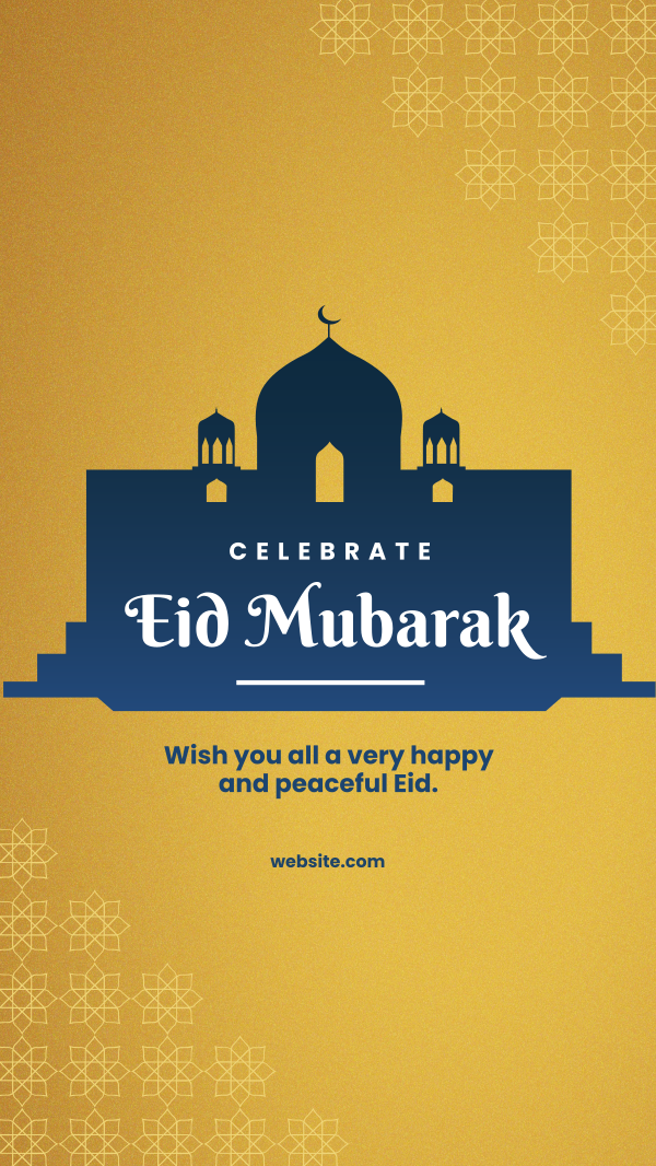 Celebrate Eid Mubarak Instagram Story Design Image Preview