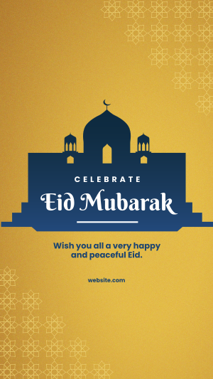 Celebrate Eid Mubarak Instagram story Image Preview
