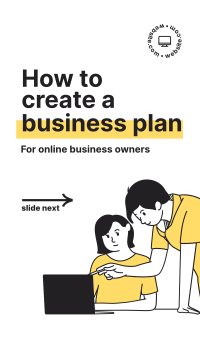 How to Create a Business Plan Facebook story Image Preview