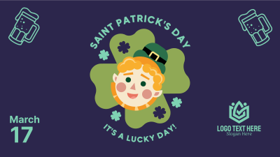 Saint Patrick Lucky Day Facebook event cover Image Preview