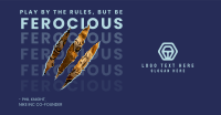Be Ferocious Facebook ad Image Preview