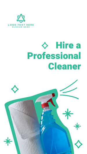 Discounted Professional Cleaners Facebook story Image Preview
