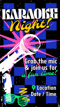 Pop Karaoke Night Facebook story Image Preview