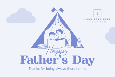 Father & Son Tent Pinterest board cover Image Preview