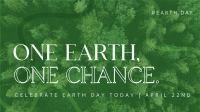 One Earth Facebook Event Cover Design