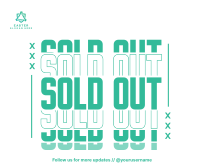 Sold Out Announcement Facebook post Image Preview