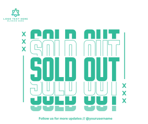 Sold Out Announcement Facebook post Image Preview