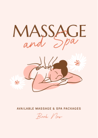 Serene Massage Flyer Design