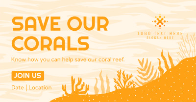 Care for the Corals Facebook ad Image Preview