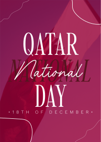 Qatar National Day Greeting Poster Image Preview