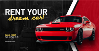 Dream Car Rental Facebook Ad Design